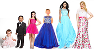 Snowflake Benefit Pageant Formal Wear Samples